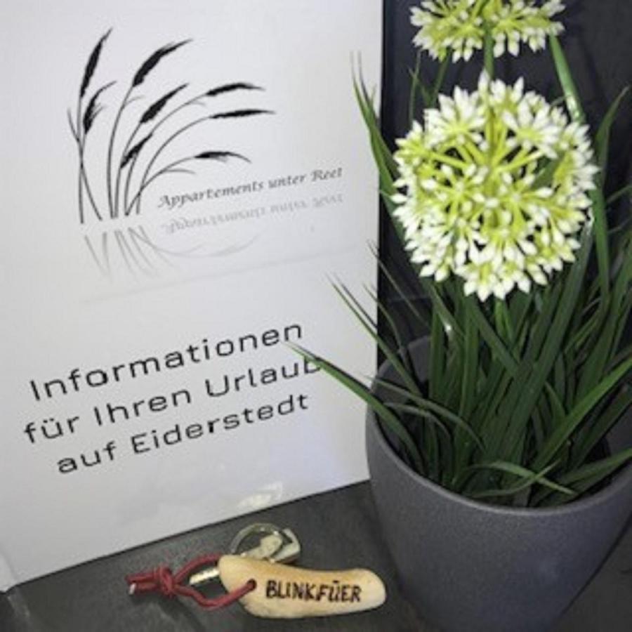 Appartements unter Reet Tumlauer Koog Exterior foto